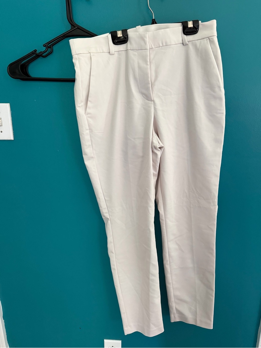H&M Womens Dress Pants in Light Cream